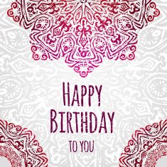 lacy vector wedding card template abstract circle floral ornament good N13