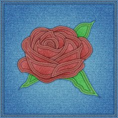 denim rose vector background eps10 N2