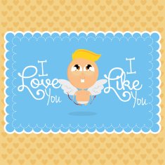 Cute Love Or Saint Valentine Card Template Editable N9