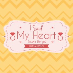 Cute Love Or Saint Valentine Card Template Editable N10