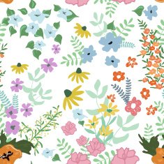floral seamless pattern N597