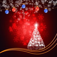 winter holiday christmas balls background N11