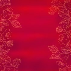 Abstract background with flowers in vintage style N30