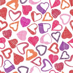 Hears seamless pattern love valentine and wedding theme N2