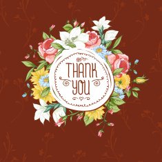 Vintage greeting card with blooming flowers N16