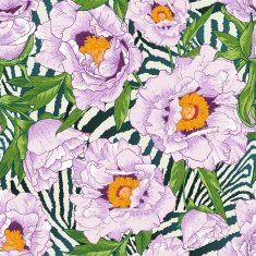 Beautiful tropical seamless flower pattern N2