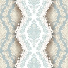 Invitation card with floral pattern N2