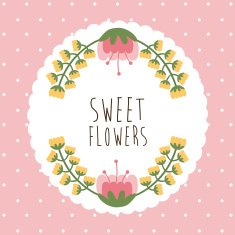 flowers desin N16