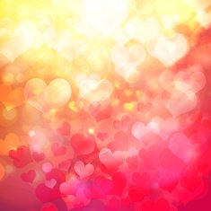 heart shaped bokeh background N3