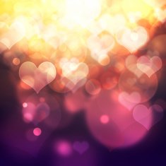 heart shaped bokeh background N6
