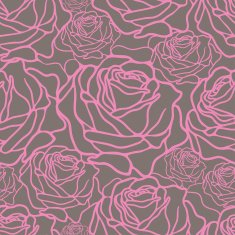 pattern with roses N10