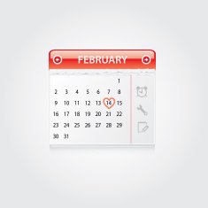 February 14 on the calendar N2