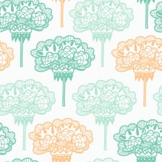 floral seamless pattern N599