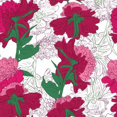Vector seamless floral pattern N288