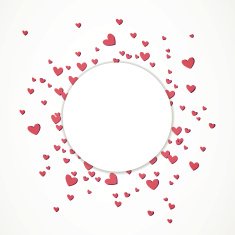 Vector background with hearts N2