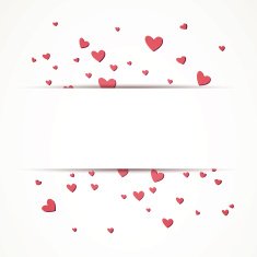 Vector background with hearts N3
