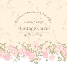 Seamless Border of blossom roses N4