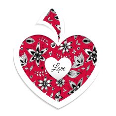 Valentine's day card with heart N7
