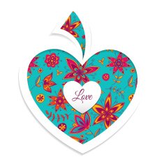 Valentine's day card with heart N9