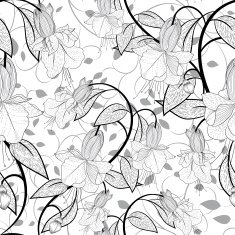 floral seamless pattern N604
