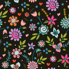 Floral cute seamless pattern N15