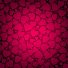 Purple Valentine's day with hearts EPS 8