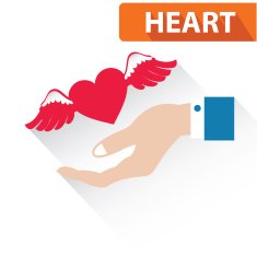 Heart concept vector