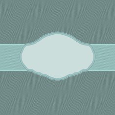 Vintage styled card with wave EPS 8