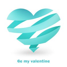 Valentine`s day card EPS8 N2