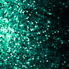 Amazing design on green glittering