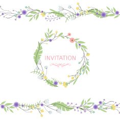 Vector floral design N16