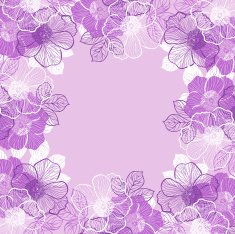 Floral background with flowers of peony N4