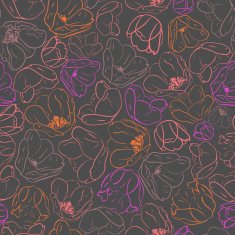 Seamless pattern with tulips N7