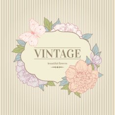Background with peony and butterfly N4