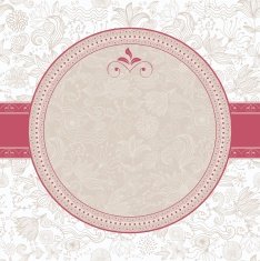 floral pattern with frame