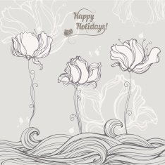 Abstract Flowers N21