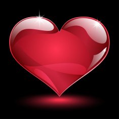 Big shiny red heart