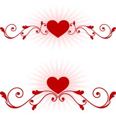 Red Valentine's Day designs