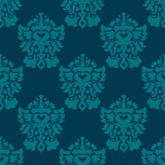 Seamless with vintage floral pattern N191