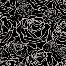pattern with roses N11