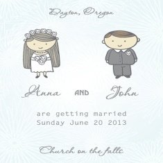 Wedding Invitation Card N79
