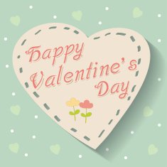 Happy Valentines Day-Vintage style