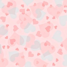 Lovely bright Valentine's Day Hearts illustration background