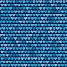 Vector Seamless Pattern with Hearts N16