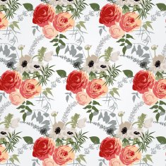 Floral patterns in retro style N2