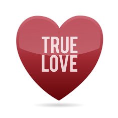 Red True Love Heart Shape N2
