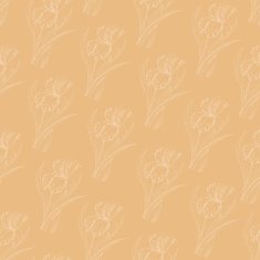 Seamless pattern with iris