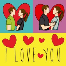I Love You Design