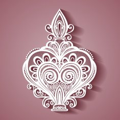 Vector Ornate Perfume N6