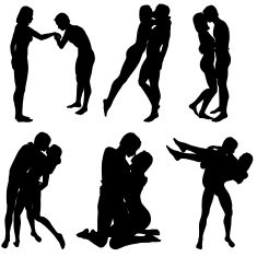 Kissing Silhouette Collection